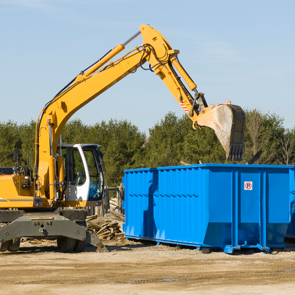 can i choose the location where the residential dumpster will be placed in Boonsboro MD